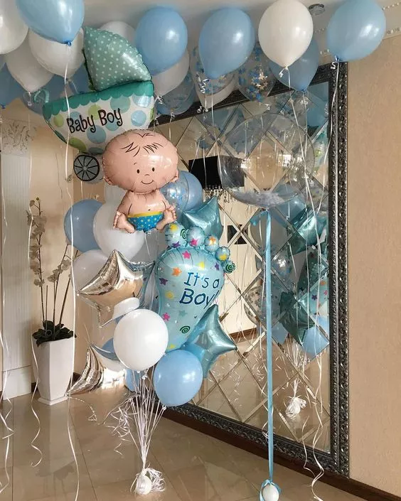 Композиция на выписку для мальчика