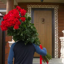 Гігантський букет троянд