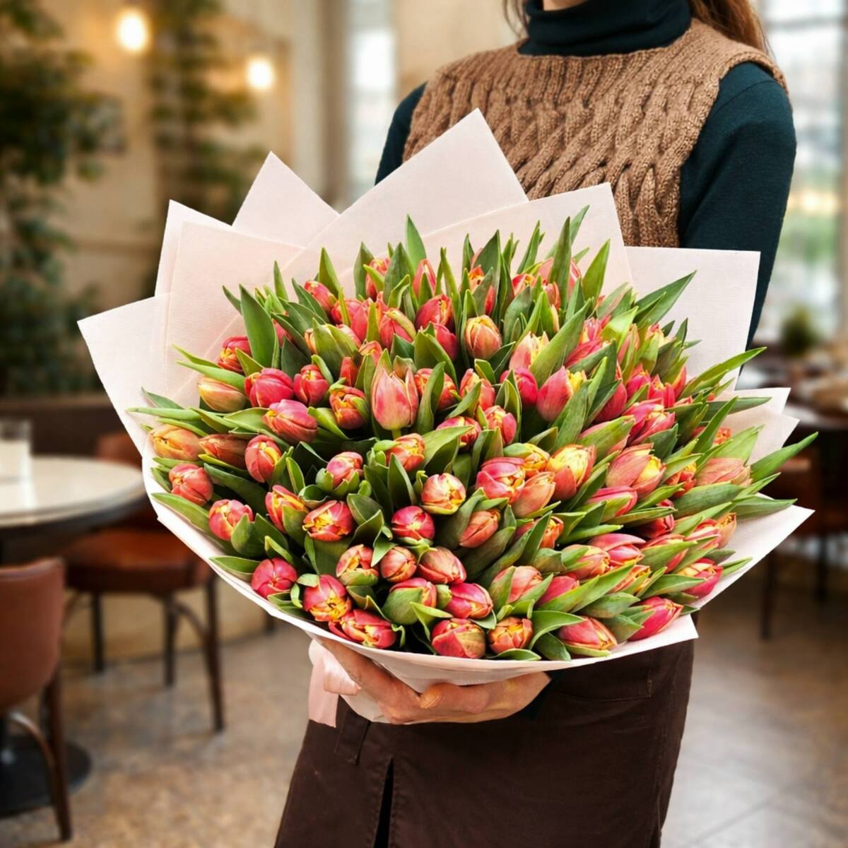 Тюльпан пионовидный Колумбус 101